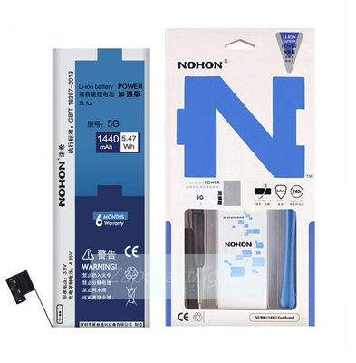 Аккумулятор для iPhone 5 1440 mAh + набор инструментов + проклейка NOHON