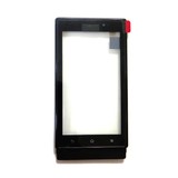 Тачскрин для Sony MT27i  Xperia Sola, чёрный, с передней панелью