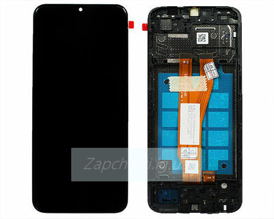 Дисплей для Samsung A032F Galaxy A03 Core в рамке + тачскрин (черный) ORIG 100%