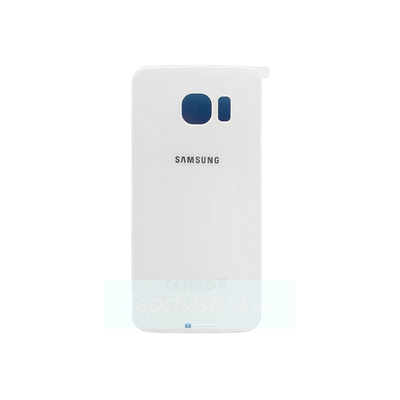Задняя крышка для Samsung G925 Galaxy S6 Edge (белый) ориг