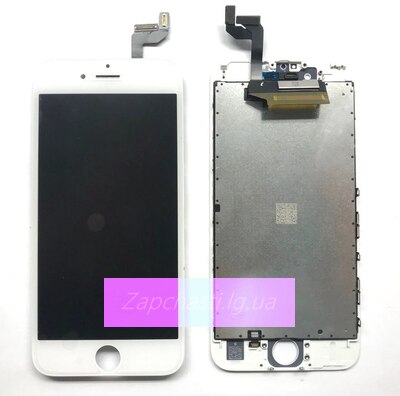 Дисплей для iPhone 6S + тачскрин белый с рамкой MP+