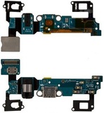 Шлейф для Samsung A700F Galaxy A7 + разъем зарядки + разъем гарнитуры + микрофон