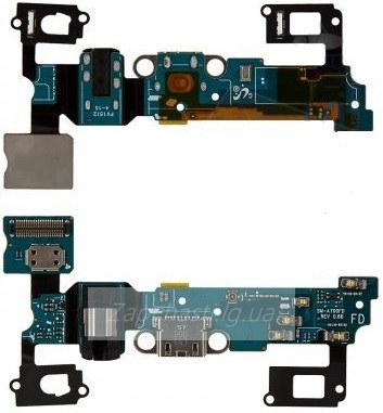 Шлейф для Samsung A700F Galaxy A7 + разъем зарядки + разъем гарнитуры + микрофон