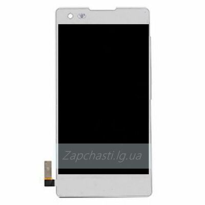 Дисплей для HTC 626 Desire Dual Sim + touchscreen, чёрный, с передней панелью белого цвета