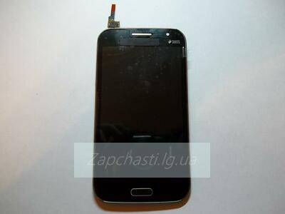 Дисплей для Samsung i8552 Galaxy Win + тачскрин + рамка (черный)