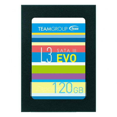 SSD накопитель Team L3 EVO (T253LE120GTC101) TLC 400/530Mbs 2.5", SATA III