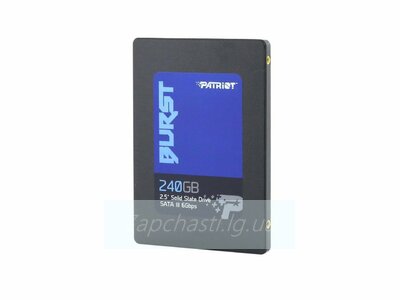 Накопитель SSD 240GB Patriot Burst 2.5" SATAIII 3D TLC (PBU240GS25SSDR)