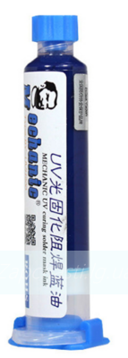 Защитный лак для плат Mechanic LY-UVH900 (10г) (синий)