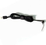 DC кабель питания для БП LENOVO 90W USB+pin, 2 провода (2x1мм) (Square 5 Pin DC Plug) (от БП к ноутбуку)
