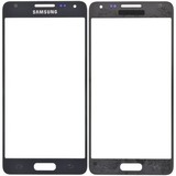Стекло для Samsung G850 Galaxy Alpha (черный)