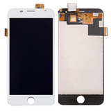 Дисплей для Prestigio MultiPhone PAP 5000 DUO + touchscreen, белый, с передней панелью