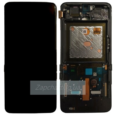 Дисплей для Samsung A805F Galaxy A80 в рамке + тачскрин (черный) ОРИГ100%