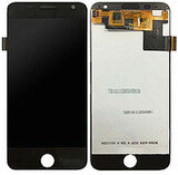 Дисплей для Prestigio MultiPhone PAP 5400 DUO + touchscreen, чёрный, с передней панелью