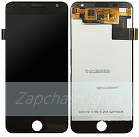 Дисплей для Prestigio MultiPhone PAP 5400 DUO + touchscreen, чёрный, с передней панелью