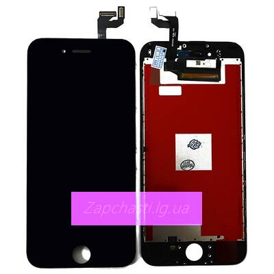 Дисплей для iPhone 6S + тачскрин черный с рамкой (TianMa)