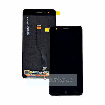 Дисплей для Asus Zenfone 3 Zoom (ZE553KL) + тачскрин + рамка (черный)