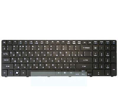 Клавиатура для ноутбука ACER (AS: 5236, 5336, 5410, 5538, 5553; EM: E440, E640, E730, G640) rus, black ORIGINAL