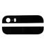 Стекло задней крышки для iPhone 5S (2шт) (черный)