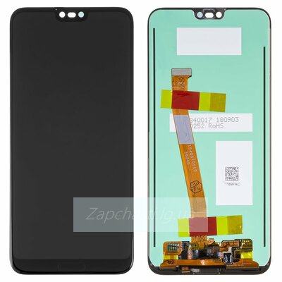 Дисплей для Huawei Honor 10 + тачскрин + отпечаток пальца работает (черный) (ORIG LCD)