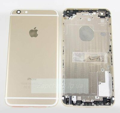 Задняя крышка для iPhone 6 (золото) класс AA