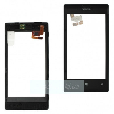 Тачскрин для Nokia 520 Lumia/525 Lumia, чёрный, оригинал (Китай)