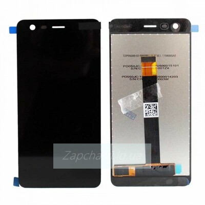 Дисплей для Nokia 2 + тачскрин (черный)