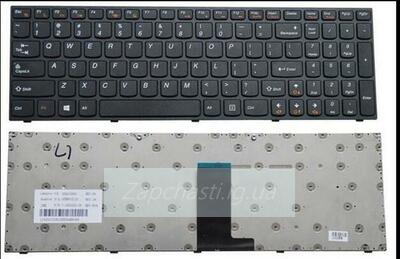 Клавиатура для ноутбука LENOVO (M5400, B5400) rus, black, black frame