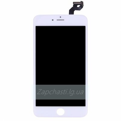 Дисплей для iPhone 6 Plus + тачскрин белый с рамкой MP+
