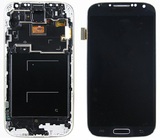 Дисплей для Samsung i9505 Galaxy S4 LTE + тачскрин + рамка (черный)