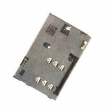 Коннектор SIM-карты для мобильных телефонов Nokia 112, 200 Asha, 202 Asha, 206 Asha, 210 Asha, 301, 305 Asha, 306 Asha, 308 Asha, C2-00, C2-03, C2-06, C2-08, X2-02, sim 2