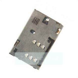 Коннектор SIM-карты для мобильных телефонов Nokia 112, 200 Asha, 202 Asha, 206 Asha, 210 Asha, 301, 305 Asha, 306 Asha, 308 Asha, C2-00, C2-03, C2-06, C2-08, X2-02, sim 2