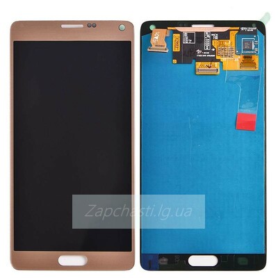Дисплей для Samsung SM-N910C Galaxy Note 4 + тачскрин (золото)