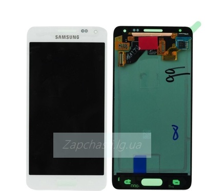 Дисплей для Samsung G850 GALAXY Alpha + тачскрин (белый)