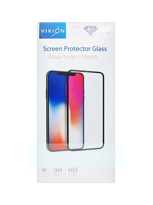 Защитное стекло 6D для Samsung A205/A305/A505 Galaxy A20/A30/A30s/A50/A50s/M30s (черный) (VIXION)