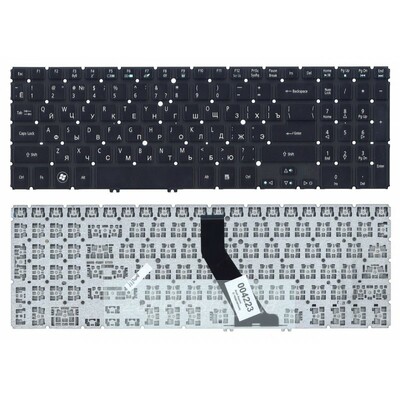 Клавиатура для ноутбука ACER (AS: M3-581, M5-581, V5-531, V5-551, V5-571 series) rus, black, без фрейма