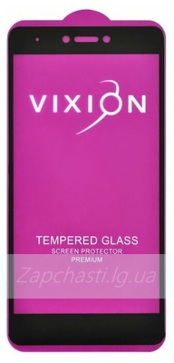 Защитное стекло 6D для Xiaomi Redmi Note 4X (черный) (VIXION)