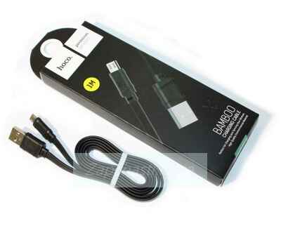 Кабель USB HOCO (X5 Bamboo) microUSB (1м) (черный)