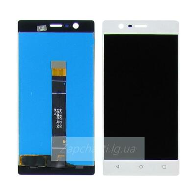Дисплей для Nokia 3 + тачскрин (белый)
