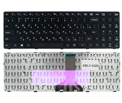 Клавиатура для ноутбука LENOVO (IdeaPad 100-15IBD) rus, black