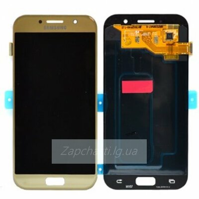 Дисплей для Samsung A520F Galaxy A5 (2017) + тачскрин (золото) ОРИГ100%
