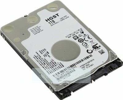 Жесткий диск HGST Travelstar Z5K1 HTS541010B7E610, 1Тб, 5400 об 128mb  SATA III, 2.5