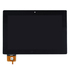 Дисплей для Lenovo S6000 IdeaPad + touchscreen, чёрный, с передней панелью