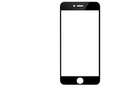 Стекло для iPhone 6S, чёрное