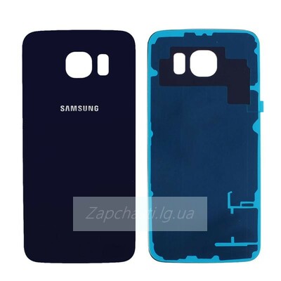 Задняя крышка для Samsung G925 Galaxy S6 Edge (синий) ориг