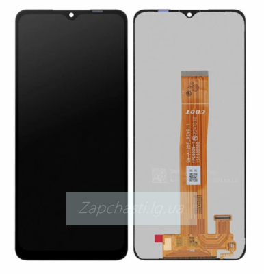 Дисплей для Samsung A127F Galaxy A12s + тачскрин (черный) HQ
