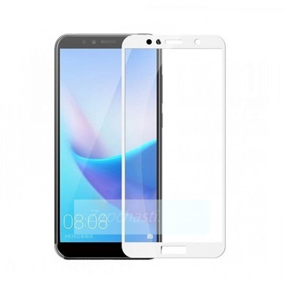 Защитное стекло Полное покрытие для Huawei Honor P20 Lite Белое