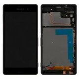 Дисплей для Sony D6603 Xperia Z3/D6643/D6653 + touchscreen, черный, с передней панелью, оригинал (Китай)