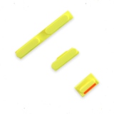 Кнопка (толкатель) для iPhone 5C (mute, on/off, volume) (желтый)