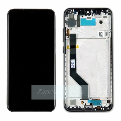 Дисплей для Xiaomi Redmi Note 7/Note 7S + в рамке (черный) + тачскрин (черный)