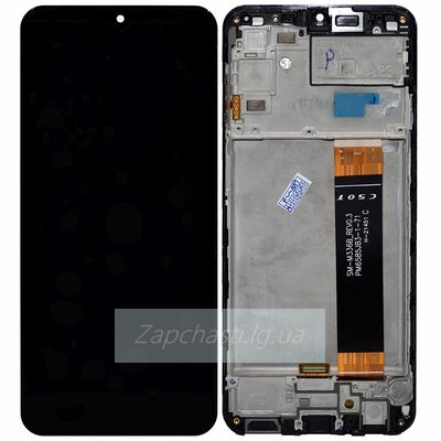 Дисплей для Samsung A235F Galaxy A23 в рамке + тачскрин (черный) ORIG 100%